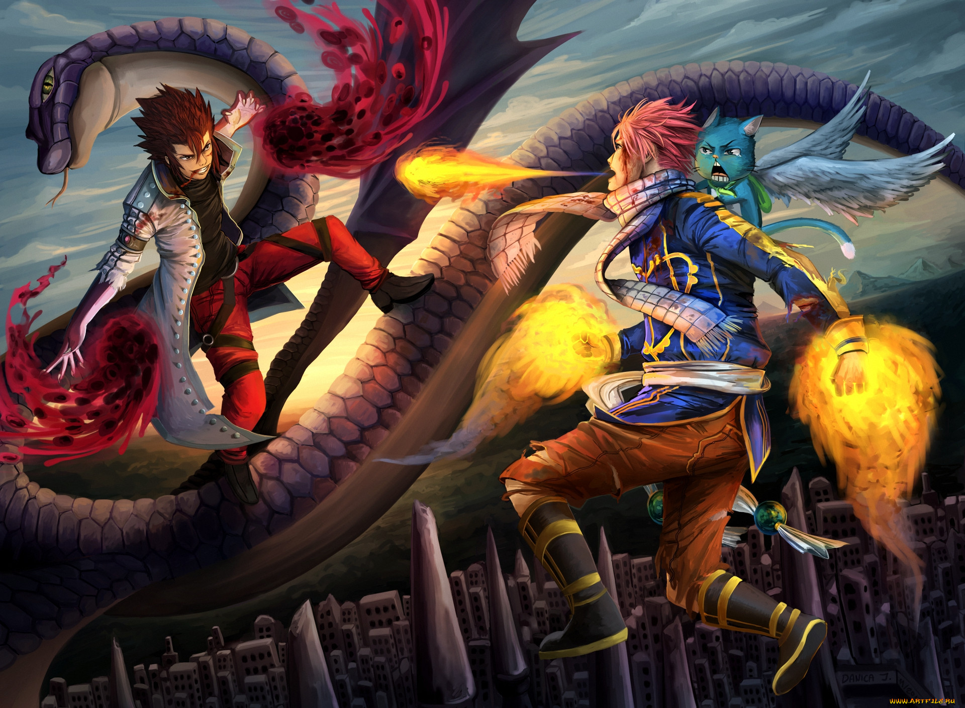 , fairy tail, natsu, dragneel, , , , , cobra, , happy